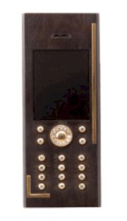 Điện thoại vỏ gỗ Nokia 1208 (Phím bạc)
