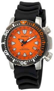 Seiko Men's SNM037 Automatic Dive Black Urethane Strap Watch