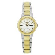 Seiko Women's SYME80 Two Tone Stainless Steel Analog with White Dial Watch