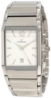 Viceroy Men's 47475-05 Square Stainless steel Date Watch