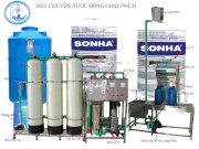 Hệ thống nước uống đóng chai 750L/H
