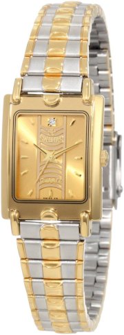 Swistar Women's 9570-43L Swiss Quartz Two-tone Stainless Steel and Gold Plated Stainless Steel Dress Watch