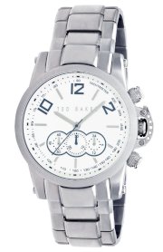  Ted Baker Men's TE3016 Motiva-Ted Analog Silver Dial Watch