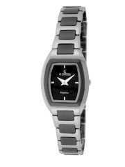 Le Chateau Women's 5825l-blk Tungsten and Ceramic Sapphire Crystal Watch