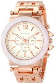 Vernier Women's VNR2364RS Enamel Look Bracelet Quartz Watch