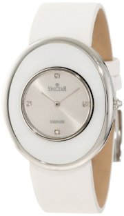 Swistar Women's 214-215L Swiss Quartz Scratch Resistant Ceramic and Stainless Steel Dress Watch