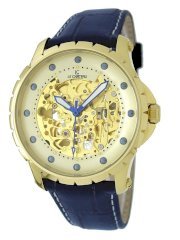 Le Chateau Men's GG326AU_WHT See-Thru Automatic Collection Watch