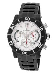Le Chateau Men's 5438m-sil Sport Dinamica Chronograph Black Ion-Plated Watch