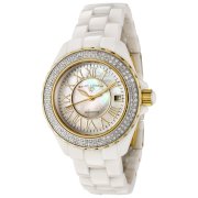 Swiss Legend Women's 20051-WWWGR Karamica White High Tech Ceramic Diamond Watch