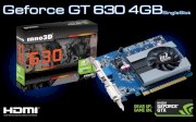 Inno3D GeForce GT 630 4GB Single (NVIDIA GeForce GT 630 4GB, GDDR3 4GB, 128-bit, PCI-E 2.0)