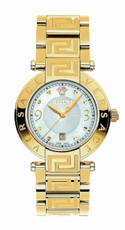 Versace Women's 68Q70D498 S070 Reve Gold Plated Mother-Of-Pearl Bracelet Watch