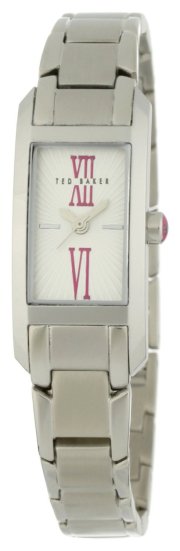 Ted Baker Women's TE4050 Right on Time Contemporary Rectangle Lipstick Analog Case Watch