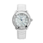 Seiko Women's SKK895 Leather Synthetic Analog with Mother-Of-Pearl Dial Watch