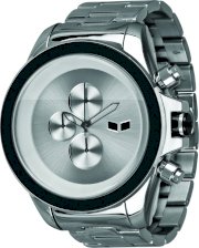Vestal Men's ZR3006 ZR-3 Chronograph Silver Minimalist Watch
