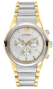 Roamer of Switzerland Men's 507837 47 25 50 Swiss Elegance Chrono Gold IP Tungsten Carbide Chronograph Watch