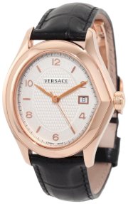 Versace Women's 20Q80D001 S009 V-Master Rose-Gold Plated White Date Watch