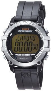 Timex Men's T49753 Expedition CAT Digital Watch Black Resin Strap Watch