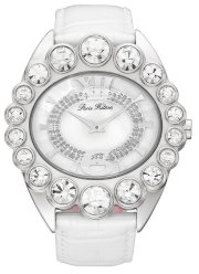 Paris Hilton Women's PH.13104JS/28 Crown Large White Stones Watch