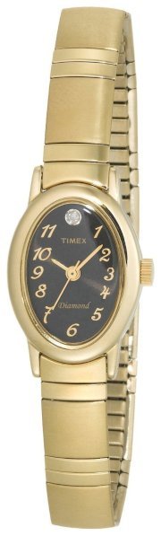 Timex Women's T2N192 Diamond Accent Expansion Band Watch