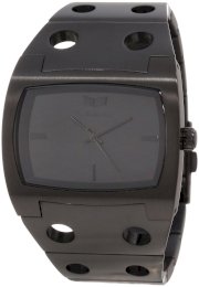  Vestal Men's DES3M02 Destroyer Brushed Black with Black Dial Watch