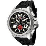 Swiss Legend Men's 80040-01 Sprint Racer Collection Chronograph Black Rubber Watch