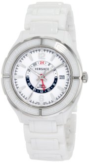 Versace Women's 02WCS1D001 SC01 DV One Swiss Automatic Ceramic Dual Time Zone Watch