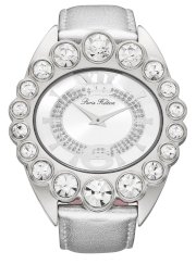  Paris Hilton Women's PH.13104JS/04 Crown Large White Stones Watch