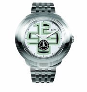 RSW Men's 9130.BS.S0.25.00 Volante Green and White Dial sub-second Luminous Stainless Steel Bracelet Watch