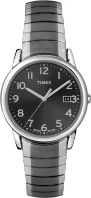 Timex Men's T2N9499J Easy Reader Gun Metal Case with Grey Dial Watch