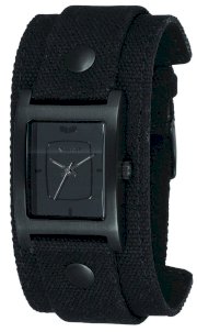 Vestal Men's EA021 Electra All Black Canvas Watch