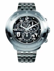 RSW Men's 4130.BS.S0.52.D0 Volante Round Black Dial Chronograph Sapphire Crystal Diamond Watch