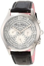  Paris Hilton Women's PH.13107JS/04A Beverly Crystal Paved Dial Watch
