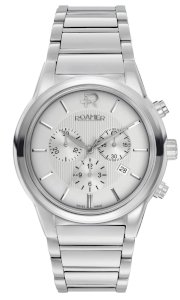 Roamer of Switzerland Men's 507837 41 15 50 Swiss Elegance Chrono Silver Dial Tungsten Carbide Chronograph Watch