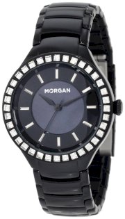 Morgan Women's M1094BM Black Spray Finish Bracelet Watch