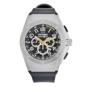 TW Steel Men's TW681 Quartz Stainless Steel Black Dial Watch