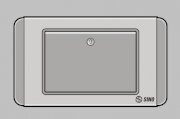 Công tắc đơn 1 chiều có đèn Led SINO S68DGN1
