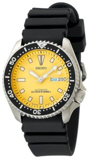 Seiko Men's SKXA35 Automatic Dive Urethane Strap Watch