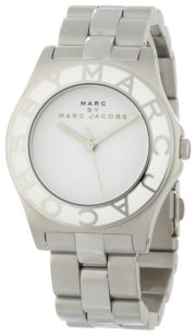 Marc Jacobs Blade Quartz Bracelet Silver Women's Watch MBM3048