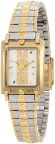 Swistar Women's 9570-44L Swiss Quartz Two-tone Stainless Steel and Gold Plated Stainless Steel Dress Watch