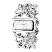 DKNY Women's NY4367 Textured Silvertone Dial Watch