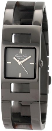 Kenneth Cole New York Women's KC4749 Classic Contemporary Square Black Ion-Plated Japanese Quartz Watch