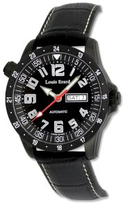 Louis Erard La Sportive Automatic Steel Mens Sport Watch Calendar Day/Date 72430-AN-02BDC23