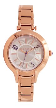Ted Baker Women's TE4073 Right on Time Silver Dial Rose Gold Bracelet Watch