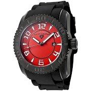 Swiss Legend Men's 20068-BB-05 Commander Collection Black Ion-Plated Red Dial Watch