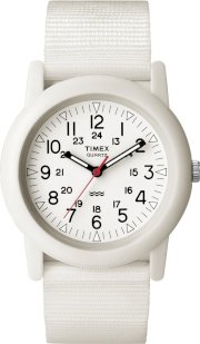 Timex Outdoor Camper Fabric Strap White Dial Unisex watch #T2N260