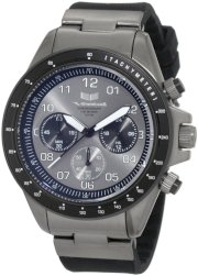  Vestal Men's ZR2CS02 ZR-2 Rubber Chrono Gunmetal Case with Black Silicone Watch