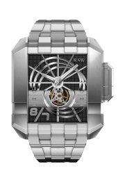 RSW Men's 7110.MS.S0.1.00 Crossroads Square Automatic Stainless-Steel Bracelet Watch