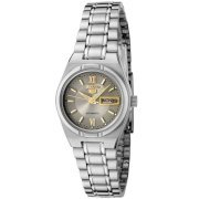 Seiko Women's SYM703K Seiko 5 Automatic Grey Dial Stainless Steel Watch