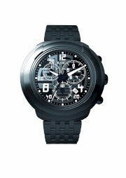 RSW Men's 4130.1.1.12.00 Volante Black Round Black Dial Chronograph Sapphire Crystal Watch
