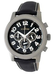 Le Chateau Men's 5433M-BLK Sports Dinamica Collection Titanium Case Watch